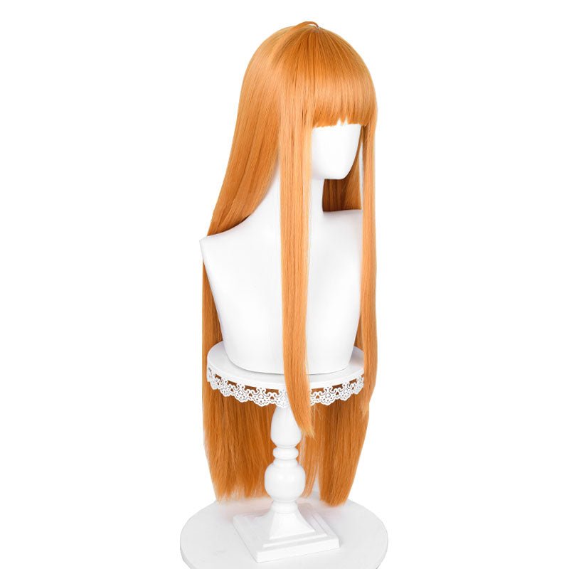 Persona 5 Futaba Sakura Orange Cosplay Wig - lemailwigs