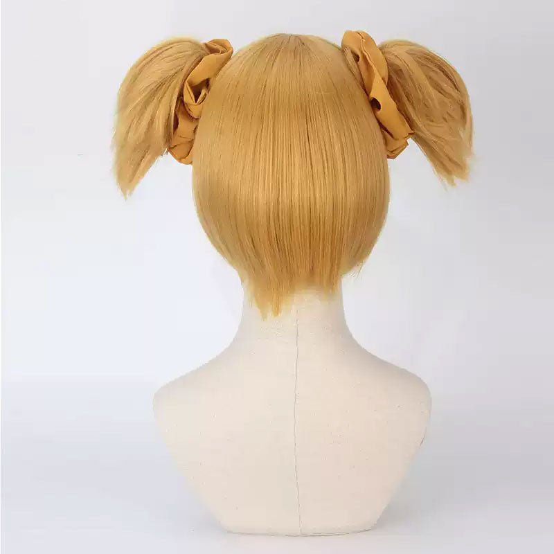 Pop Team Epic Popuko Yellow Copslay Wig Accessories - lemailwigs