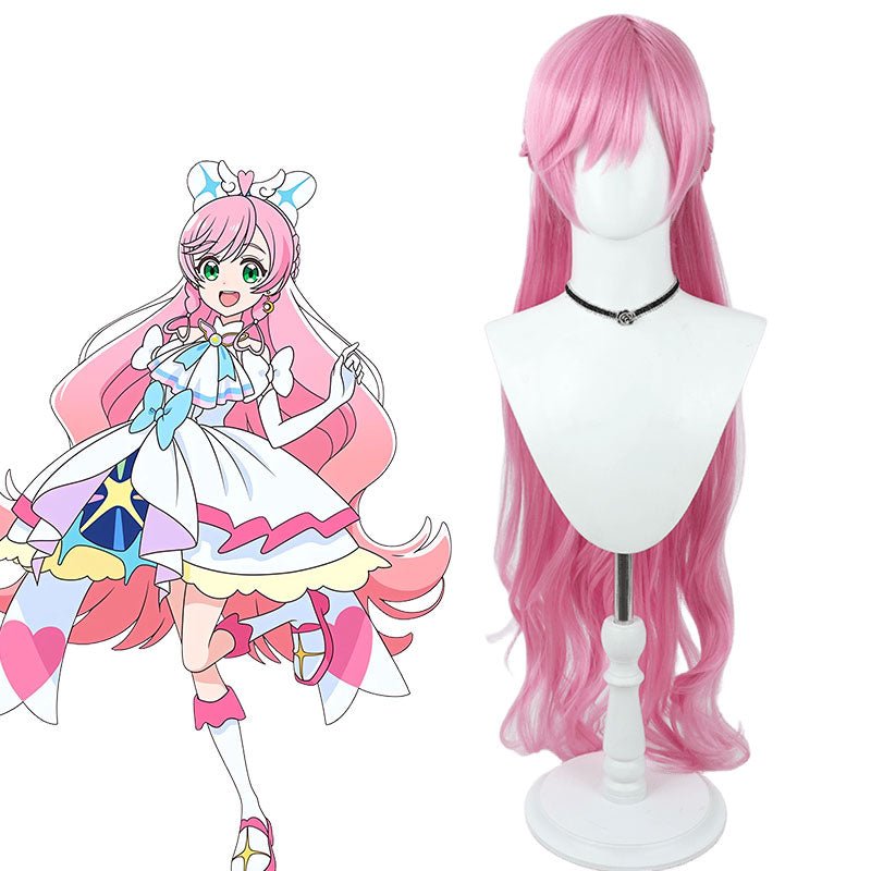 Precure Pretty Cure Cure Prism Nijigaoka Mashiro Pink Cosplay Wig - lemailwigs