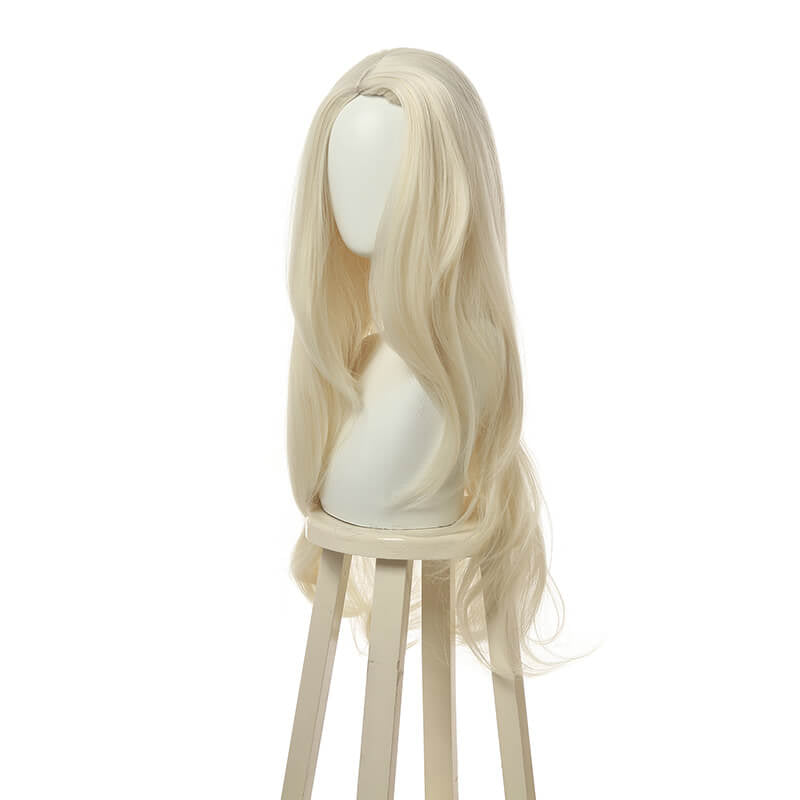 Princess Elsa Cosplay Wigs Long Blonde Loose Wave - lemailwigs