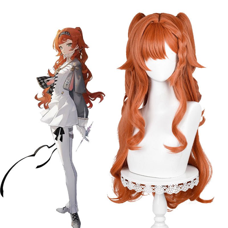 Reverse: 1999 Sonetto Curly Orange Cosplay Wig - lemailwigs