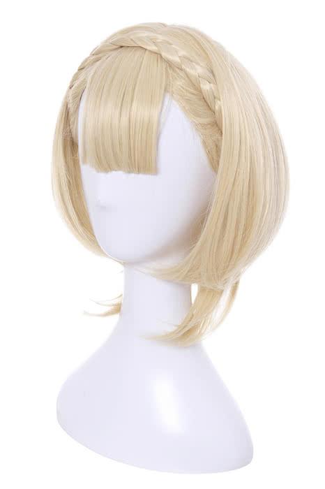 SINoALICE Briar Rose Sleeping Beauty Wigs Short Beige Women Cosplay Wigs - lemailwigs