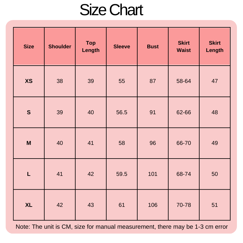 size chart110