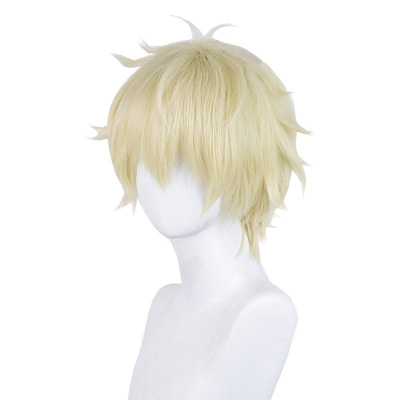 Skip and Loafer S¨suke Shima Short Blonde Cosplay Wig - lemailwigs