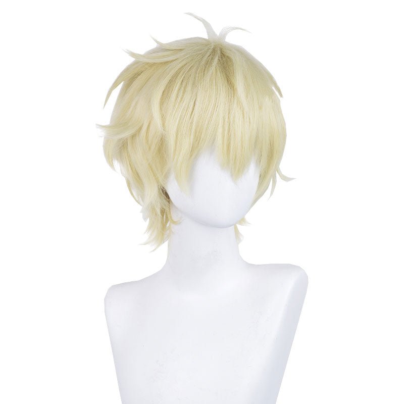 Skip and Loafer S¨suke Shima Short Blonde Cosplay Wig - lemailwigs