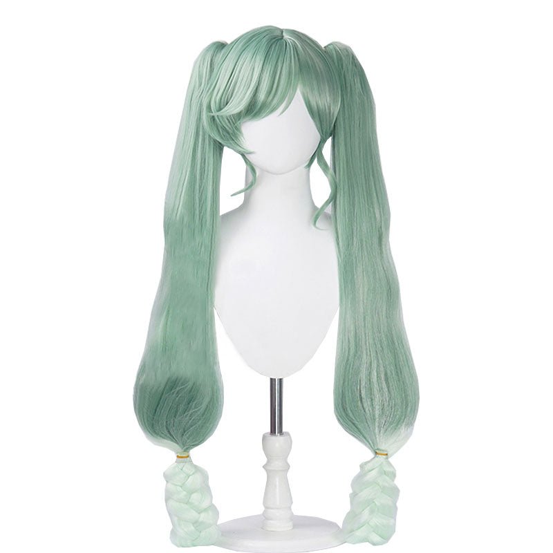 Snow Miku 2024 Gradient Green Cosplay Wig - lemailwigs