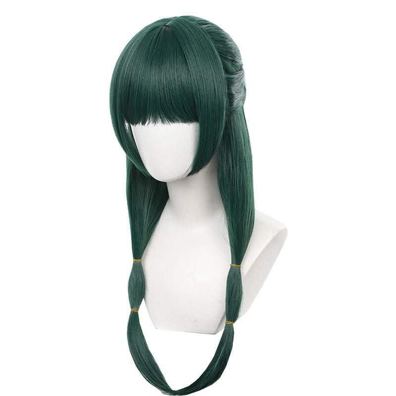 The Apothecary Diaries Maomao Dark Green Cosplay Wig And Costume Kit - lemailwigs