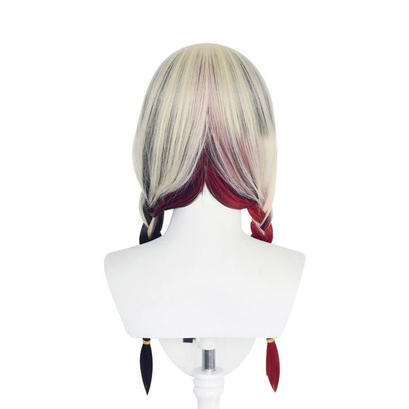 The Suicide Squad Harley Quinn Red Black Ponytail Cosplay Wig - lemailwigs