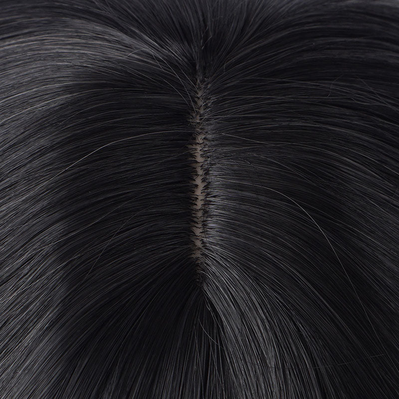 Touken Ranbu Kygoku Masamune Black Mixed Grey Cosplay Wig - lemailwigs