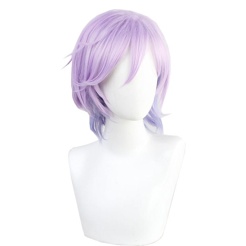 Twisted - Wonderland Epel Felmier Purple Mixed Blue Cosplay Wig - lemailwigs