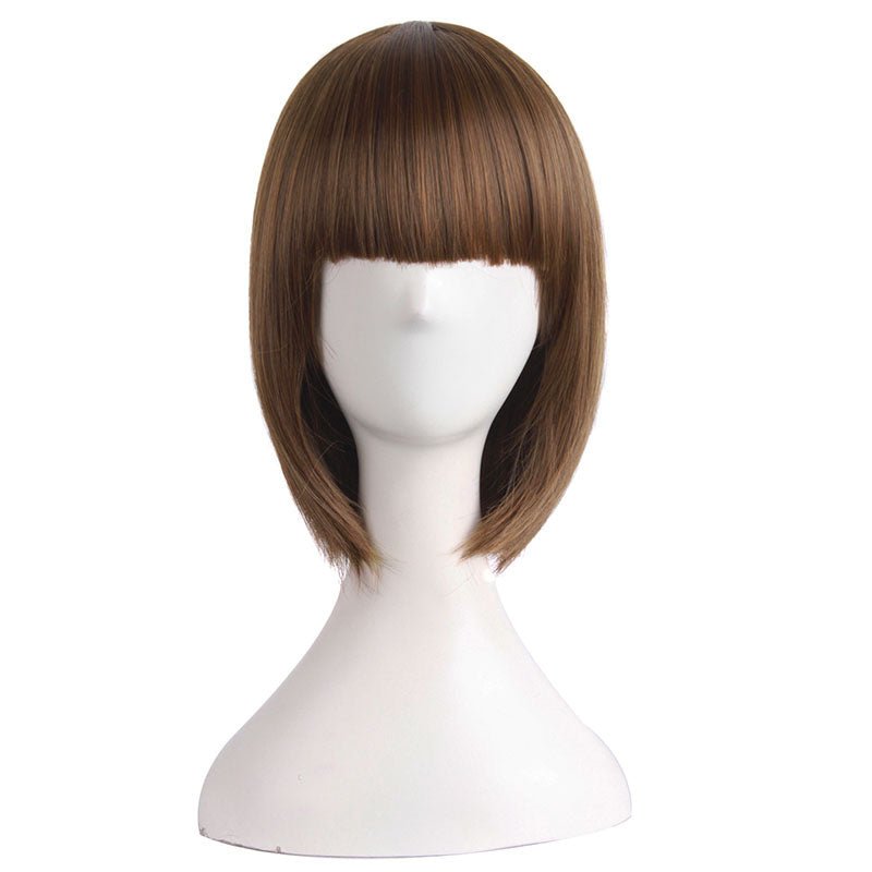 Universal Multicolor Short Straight Cosplay Wigs - C - lemailwigs