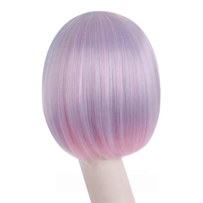 Universal Multicolor Short Straight Cosplay Wigs - J - lemailwigs