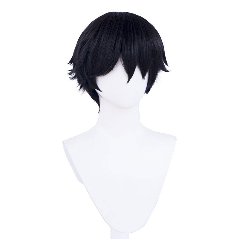 Valorant ISO Short Black Cosplay Wig - lemailwigs