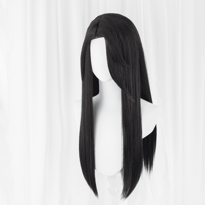 Valorant Killjoy Long Black Cosplay Wig - lemailwigs