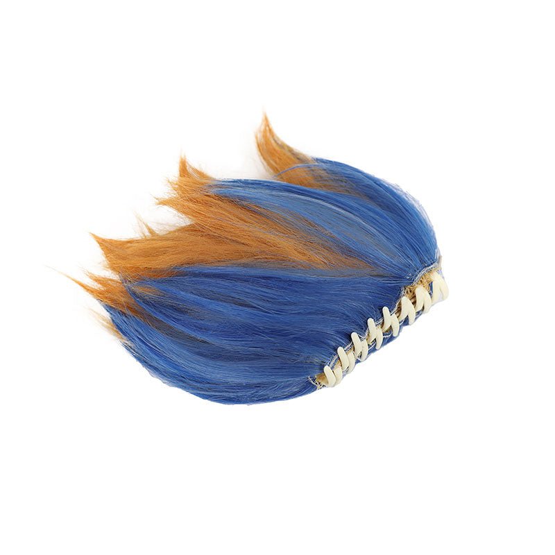 Valorant Neon Blue Mixed Orange Cosplay Wigs - lemailwigs