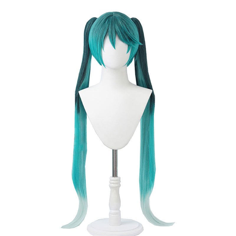 VOCALOID Hatsune Miku Calne Ca Long Straight Gradient Cosplay Wig - lemailwigs