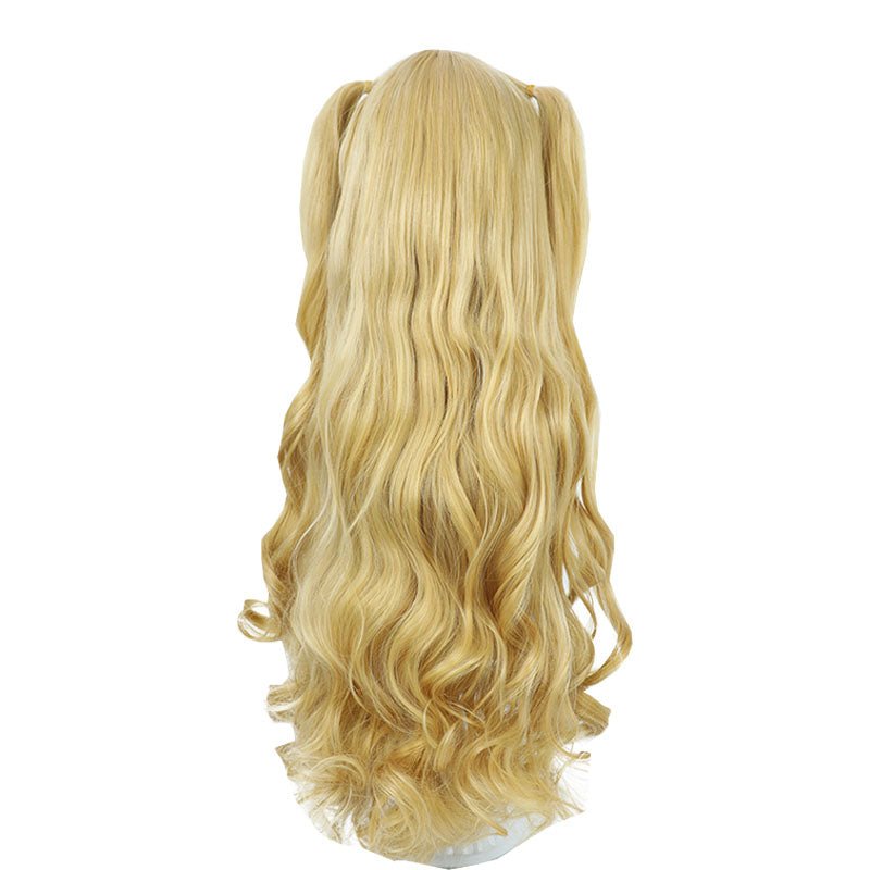 Vtuber Sister Cleaire Long Blonde Curly Cosplay Wig - lemailwigs