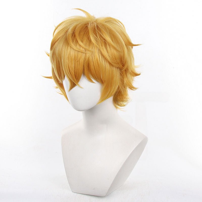 Wind Breaker Akihiko Nirei Yellow Short Cosplay Wigs - lemailwigs