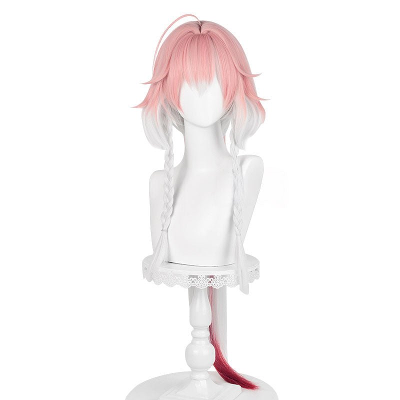 Wuthering Waves Changli Pink mixed White Cosplay Wig - lemailwigs