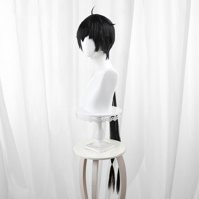 Wuthering Waves Rover Male Black Cosplay Wig - lemailwigs