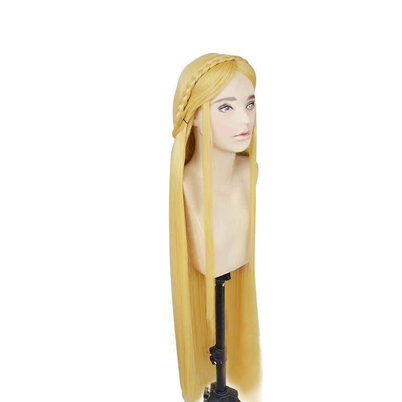 Zelda: Breath of the Wild Princess Zelda Long Straight Blonde Cosplay Wigs - lemailwigs
