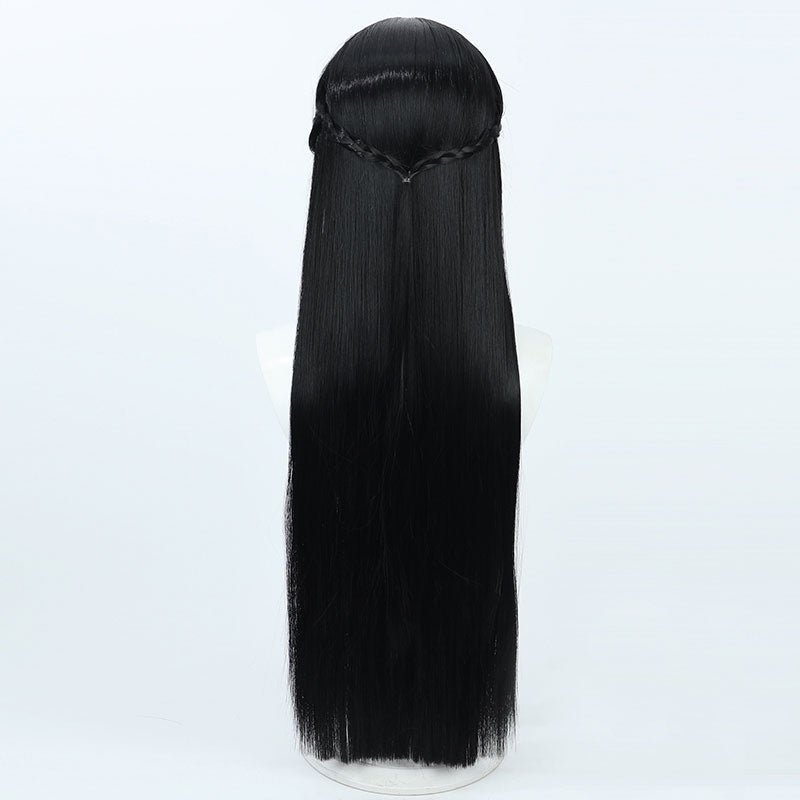 Zenless Zone Zero Hoshimi Miyabi Black Long Straight Cosplay Wigs - lemailwigs
