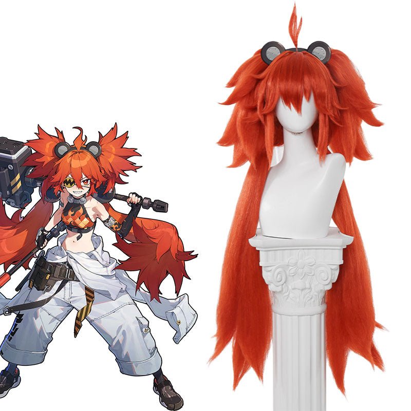 Zenless Zone Zero Koleda Belobog Red Cosplay Wig - lemailwigs