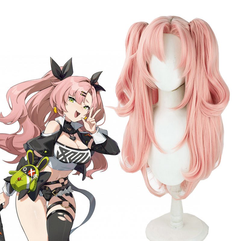 Zenless Zone Zero Nicole Demara Pink Cosplay Wigs - lemailwigs