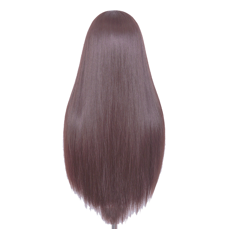 60cm Long Straight Brown Color General Anime Cosplay Wigs - lemailwigs