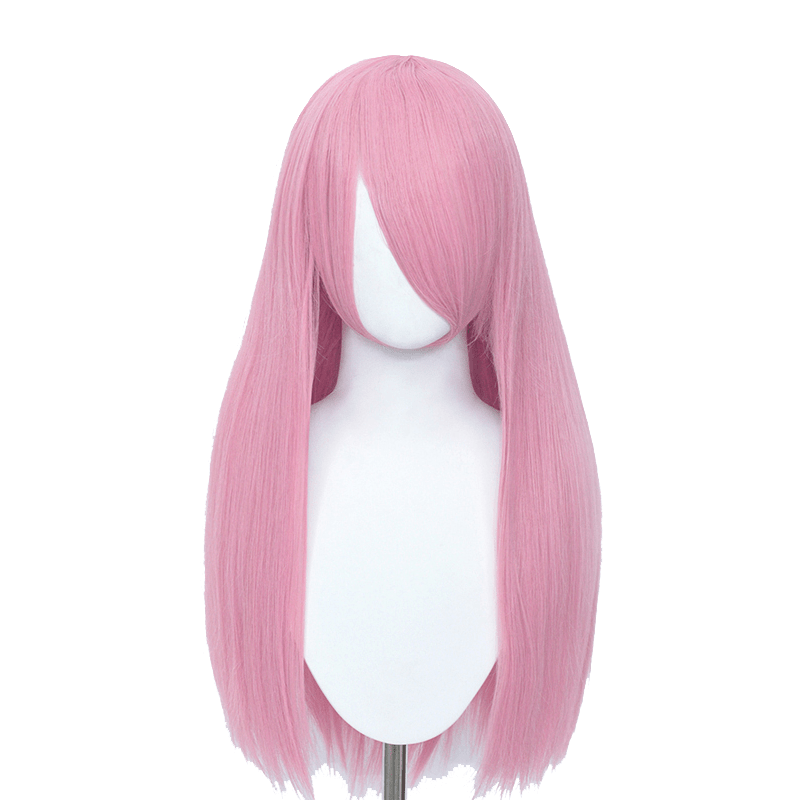 60cm Long Straight Dark Pink Color General Anime Cosplay Wigs - lemailwigs