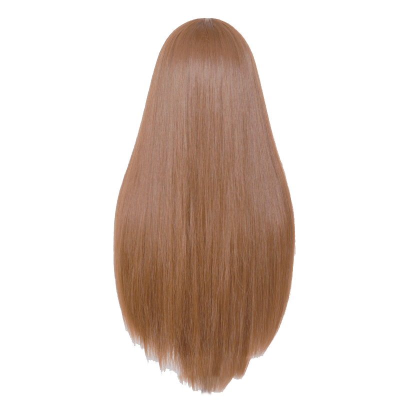 60cm Long Straight Dark Yellow Color General Anime Cosplay Wigs - lemailwigs