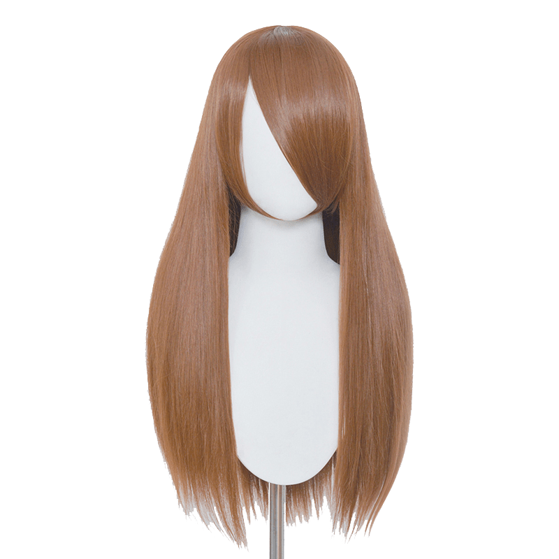 60cm Long Straight Dark Yellow Color General Anime Cosplay Wigs - lemailwigs