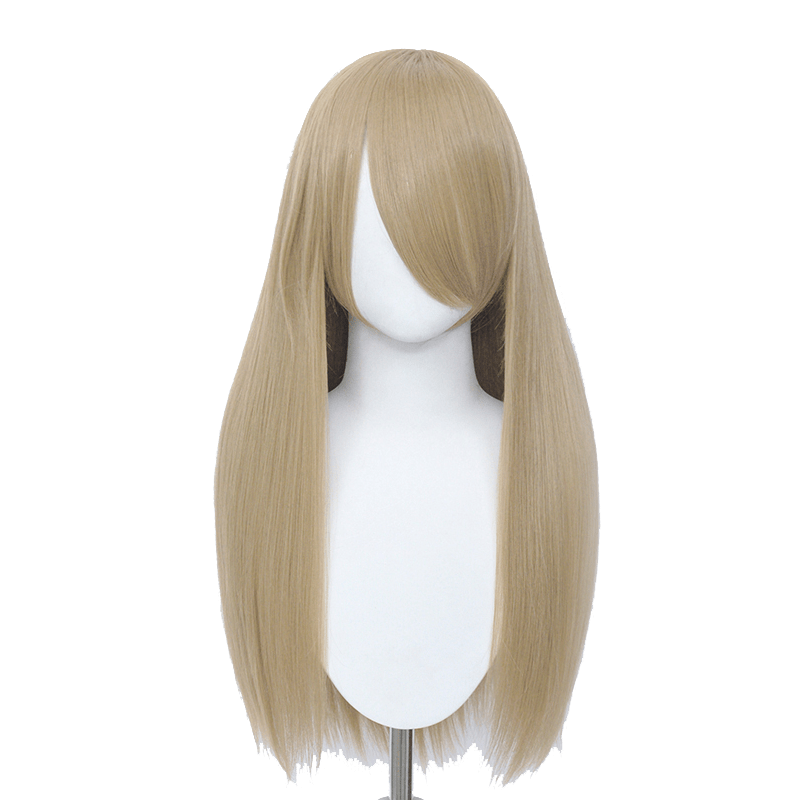 60cm Long Straight Light Brown Color General Anime Cosplay Wigs - lemailwigs