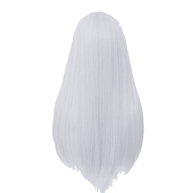 60cm Long Straight Sliver Color General Anime Cosplay Wigs - lemailwigs