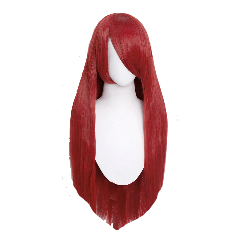 80cm Long Straight Light Brown Color General Anime Cosplay Wigs-1