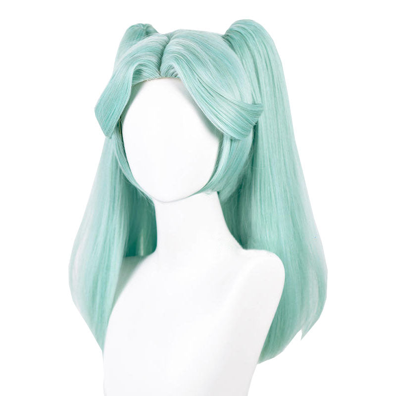 Cyberpunk Edgerunners Rebecca Light Green Cosplay Wigs