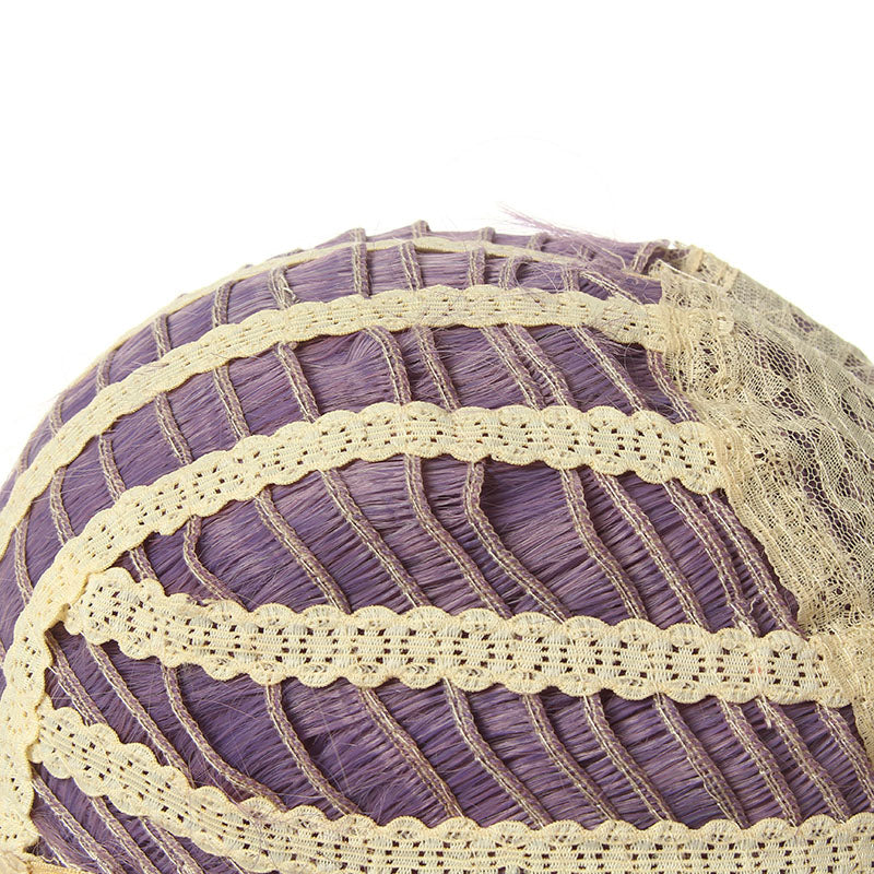 Game Genshin Impact Keqing Long Mixed Purple Ponytail Cosplay Wigs With Ears