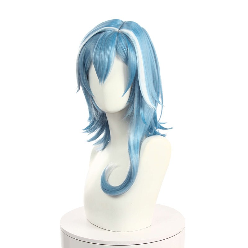L - email Wig Blue Genshin Impact Eula Cosplay Wig - lemailwigs