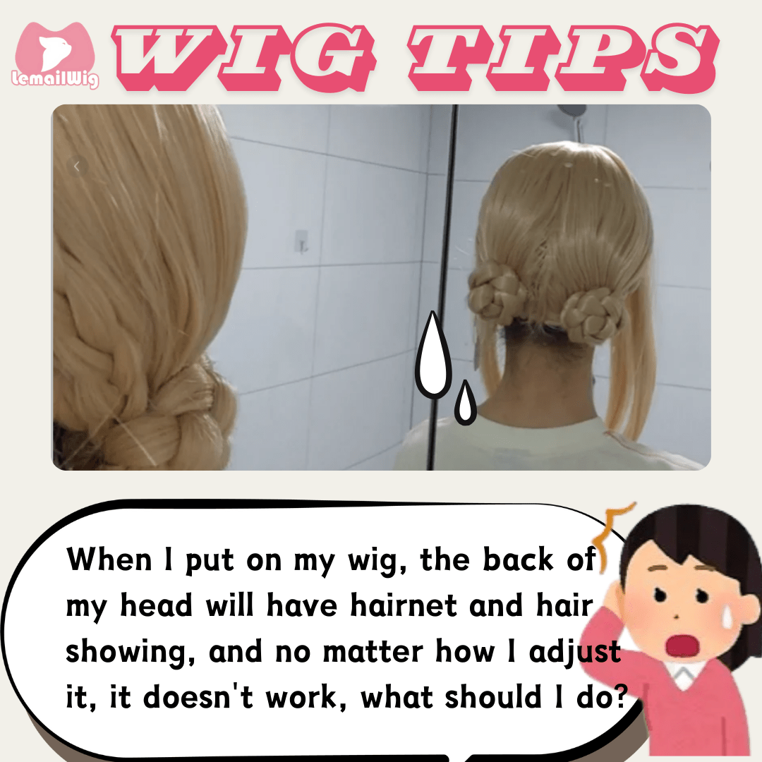 How to cover the back? - lemailwigs