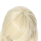 100cm Long Curly White Blonde Black Brown Cosplay Wigs CB64 - Blonde - lemailwigs