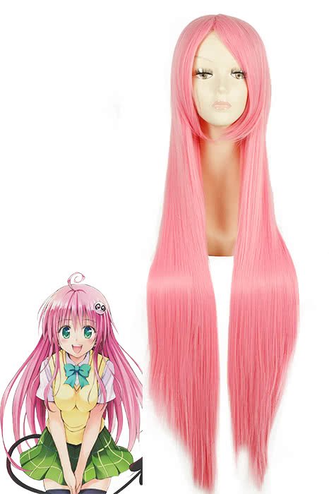 110cm Long Straight To Love OVA Lala Satalin Deviluke Cosplay Wigs - lemailwigs