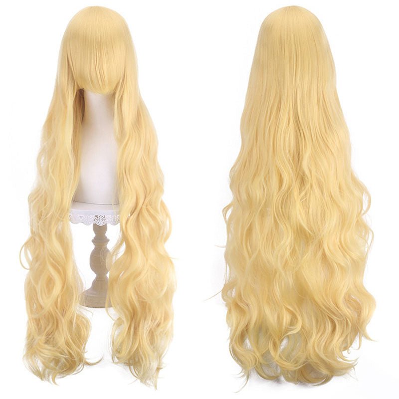 12 Colors 100cm Long Curly Cosplay Wigs - B - lemailwigs