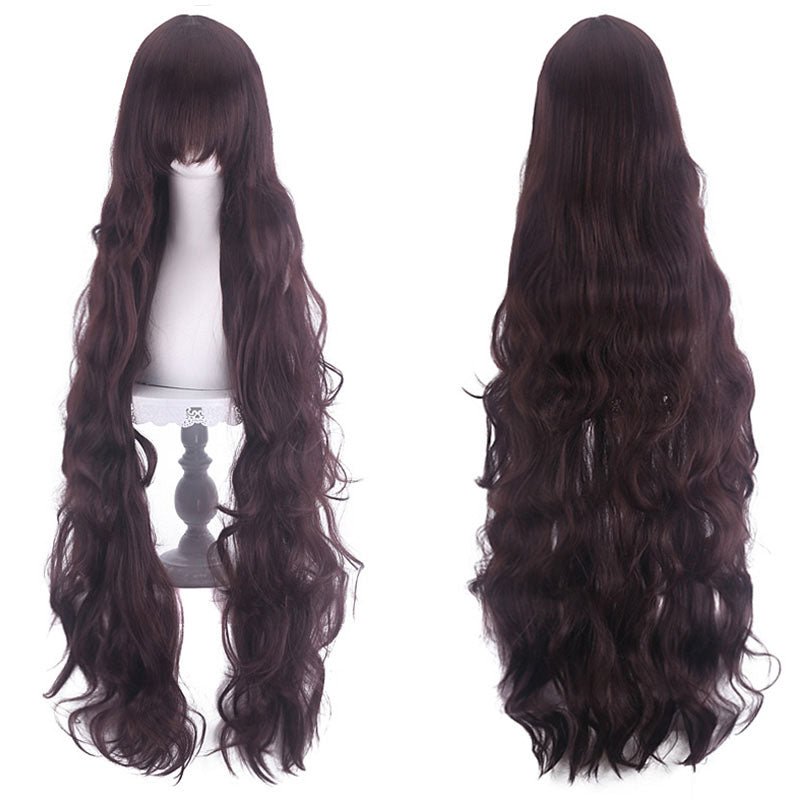 12 Colors 100cm Long Curly Cosplay Wigs - F - lemailwigs