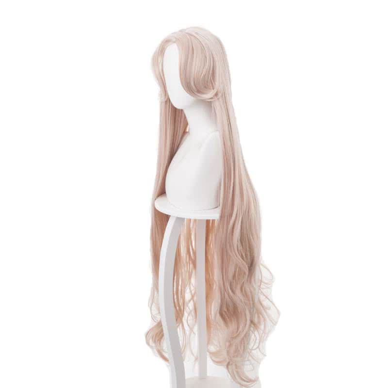 120cm Long Curly Orange Pink Arknights Warlock Cosplay Wigs - lemailwigs
