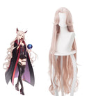 120cm Long Curly Orange Pink Arknights Warlock Cosplay Wigs - lemailwigs