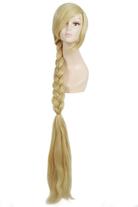 120cm Super Long Blonde Cosplay Wigs Tangled Braid Wigs C23 - lemailwigs
