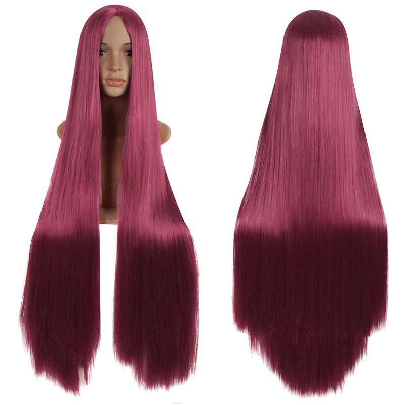 14 Colors 100 cm Long Straight Cosplay Wigs - G - lemailwigs