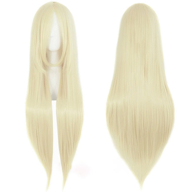 15 Colors 80cm Anime Universal Long Straight Cosplay Wigs - C - lemailwigs