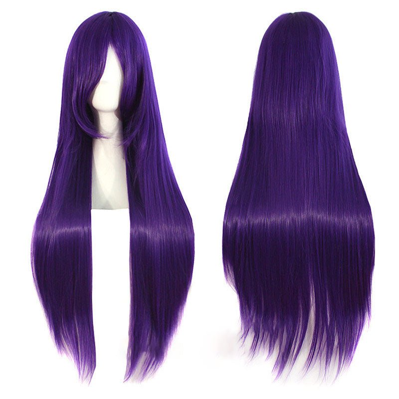 15 Colors 80cm Anime Universal Long Straight Cosplay Wigs - H - lemailwigs