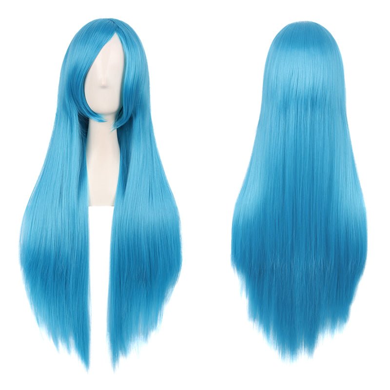 15 Colors 80cm Anime Universal Long Straight Cosplay Wigs - I - lemailwigs